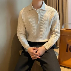 ASAN Polo in printed jersey