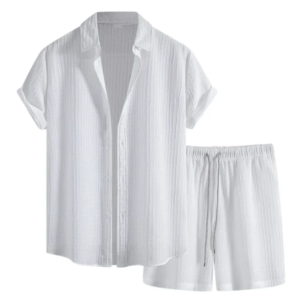 [BUY 1 GET 2] Sunset Sleeved Shirt And Shorts - Image 3
