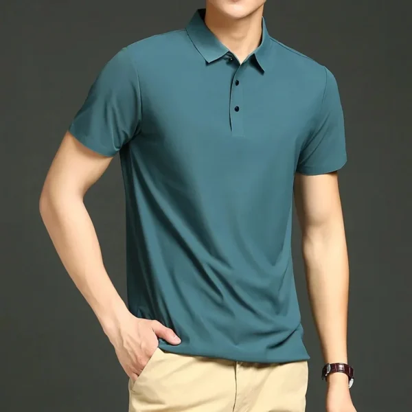 Eonic Men's Polo Collar Shirt - Image 10