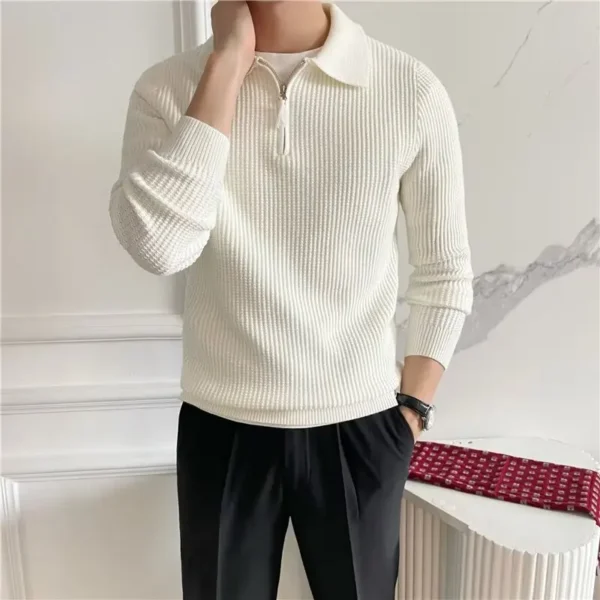 GONGJU Maglione with zip - Image 3