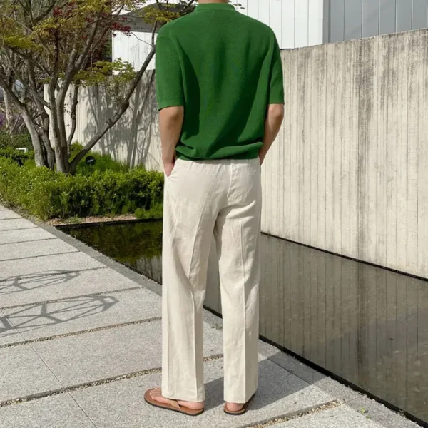 PAJU Pantaloni in linen Old Money - Image 3