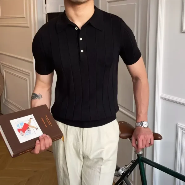 Men's Polo Collar Shirt Shape