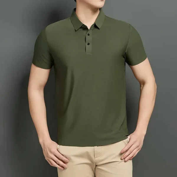 Eonic Men's Polo Collar Shirt - Image 7