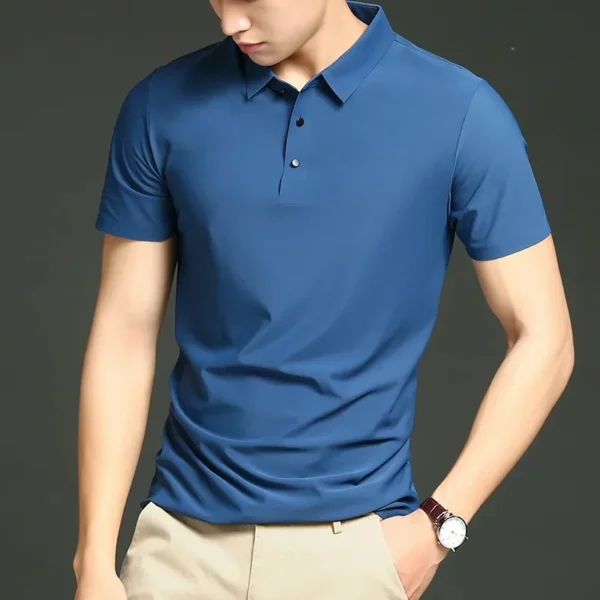 Eonic Men's Polo Collar Shirt - Image 12