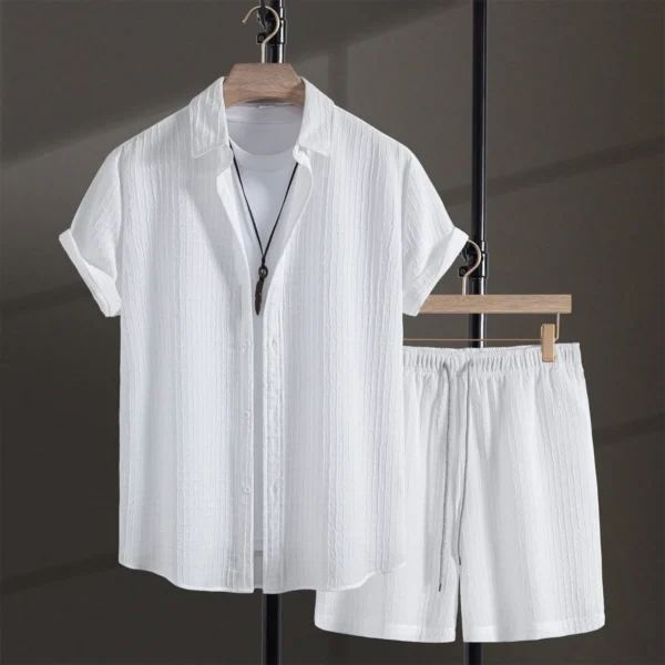 [BUY 1 GET 2] Sunset Sleeved Shirt And Shorts