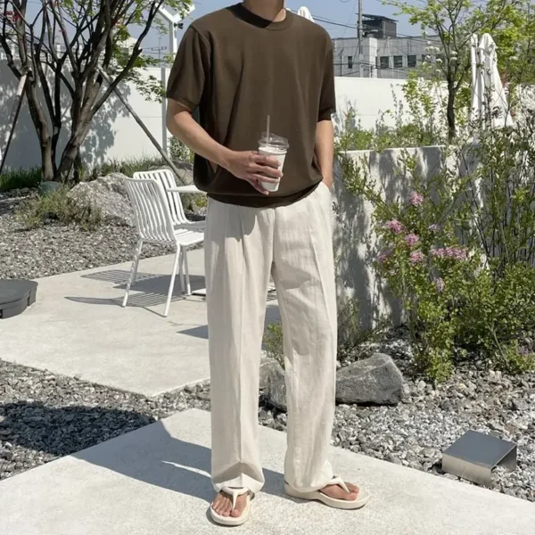 PAJU Pantaloni in linen Old Money - Image 2