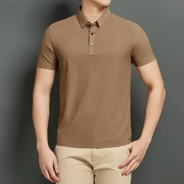 Eonic Men's Polo Collar Shirt - Image 9