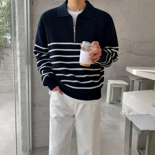 ANYANG - Maglione a mezza zip in jersey