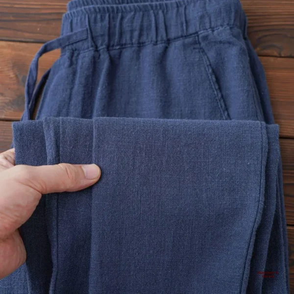 Linen trousers CANNES - Image 3